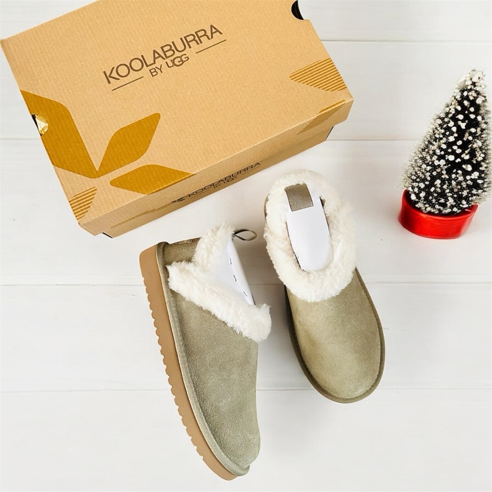 Koolaburra By Ugg Advay Slip-On  Slippers Color Dune, Size 6 NEW